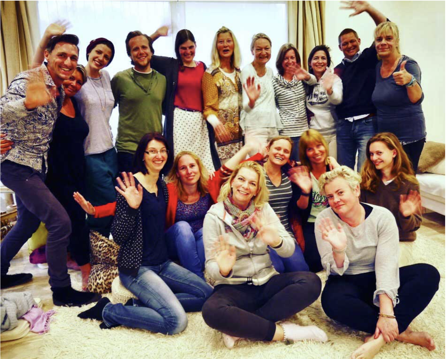 Gruppenfoto und Abschlussstimmung